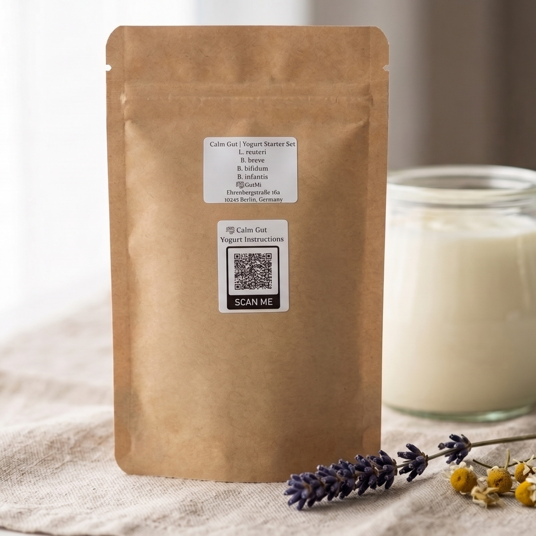Rebuild the microbiome with lost species – With yogurt from L. reuteri, B. breve, B. bifidum, B. infantis yogurt